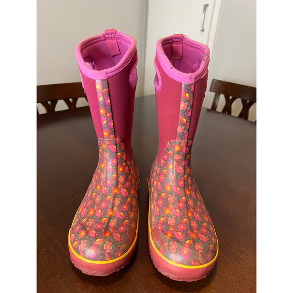 Bogs Sweet Pea Youth Girls/Women's Waterproof Rain Winter Boots ~ Size 5 - Picture 1 of 11